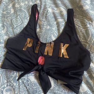PINK bathing suit top